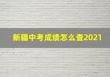 新疆中考成绩怎么查2021