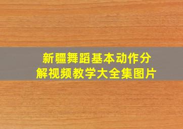 新疆舞蹈基本动作分解视频教学大全集图片