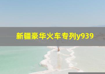 新疆豪华火车专列y939