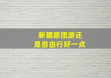 新疆跟团游还是自由行好一点