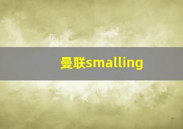 曼联smalling