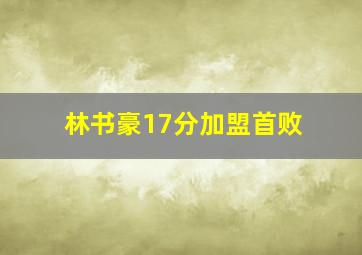 林书豪17分加盟首败