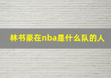 林书豪在nba是什么队的人