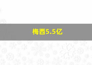 梅西5.5亿