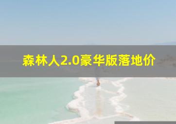 森林人2.0豪华版落地价