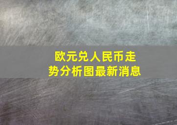 欧元兑人民币走势分析图最新消息