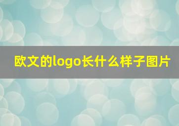 欧文的logo长什么样子图片