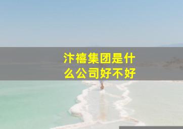 汴禧集团是什么公司好不好