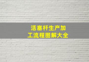 活塞杆生产加工流程图解大全