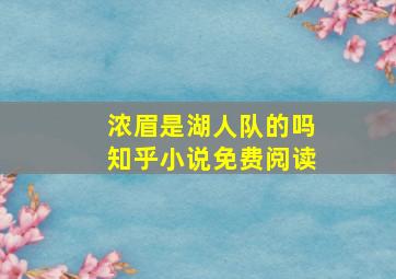 浓眉是湖人队的吗知乎小说免费阅读