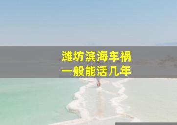 潍坊滨海车祸一般能活几年