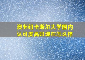 澳洲纽卡斯尔大学国内认可度高吗现在怎么样