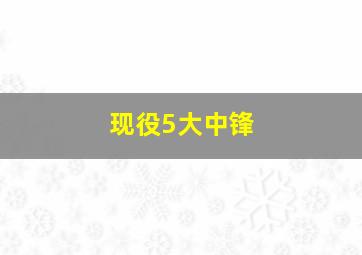 现役5大中锋