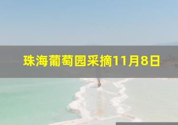 珠海葡萄园采摘11月8日