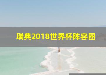 瑞典2018世界杯阵容图