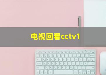 电视回看cctv1