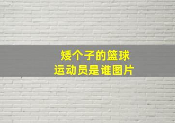 矮个子的篮球运动员是谁图片