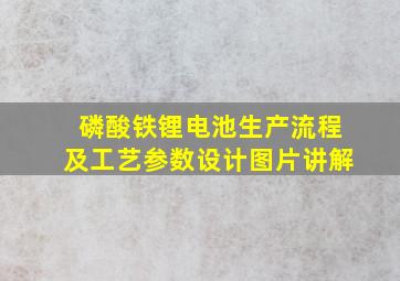 磷酸铁锂电池生产流程及工艺参数设计图片讲解