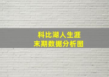 科比湖人生涯末期数据分析图