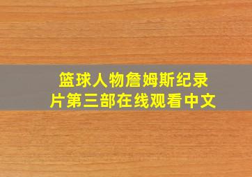 篮球人物詹姆斯纪录片第三部在线观看中文