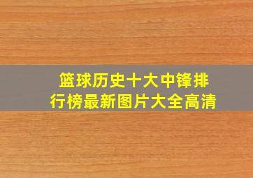 篮球历史十大中锋排行榜最新图片大全高清