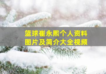 篮球崔永熙个人资料图片及简介大全视频