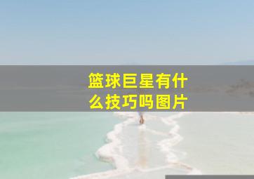 篮球巨星有什么技巧吗图片