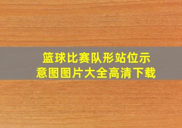 篮球比赛队形站位示意图图片大全高清下载