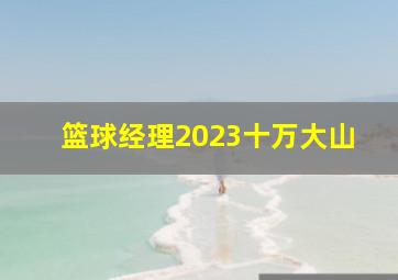 篮球经理2023十万大山