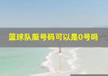 篮球队服号码可以是0号吗