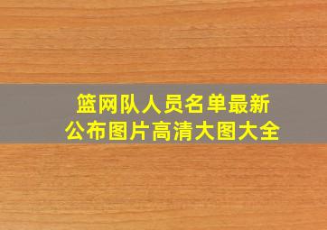 篮网队人员名单最新公布图片高清大图大全