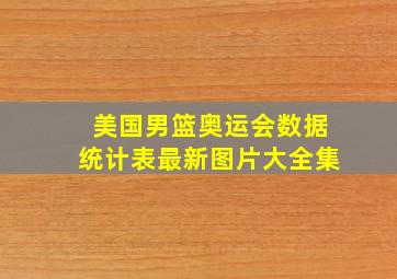 美国男篮奥运会数据统计表最新图片大全集