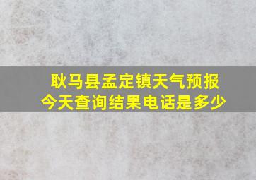 耿马县孟定镇天气预报今天查询结果电话是多少