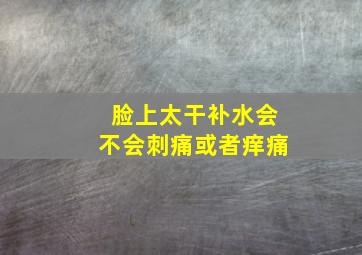 脸上太干补水会不会刺痛或者痒痛