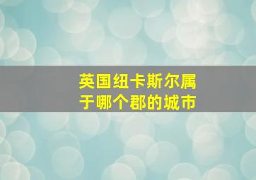 英国纽卡斯尔属于哪个郡的城市