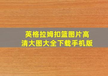 英格拉姆扣篮图片高清大图大全下载手机版