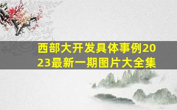 西部大开发具体事例2023最新一期图片大全集