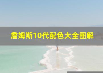 詹姆斯10代配色大全图解