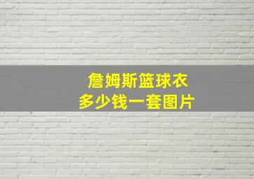 詹姆斯篮球衣多少钱一套图片