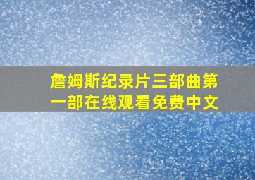 詹姆斯纪录片三部曲第一部在线观看免费中文