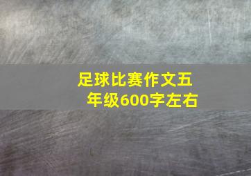 足球比赛作文五年级600字左右