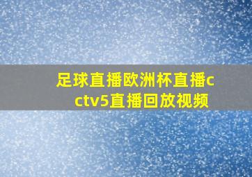 足球直播欧洲杯直播cctv5直播回放视频