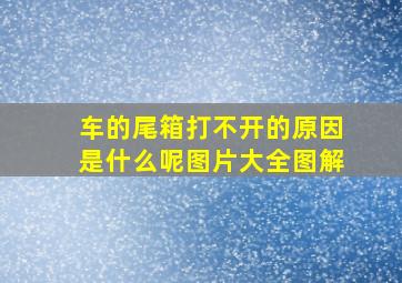 车的尾箱打不开的原因是什么呢图片大全图解