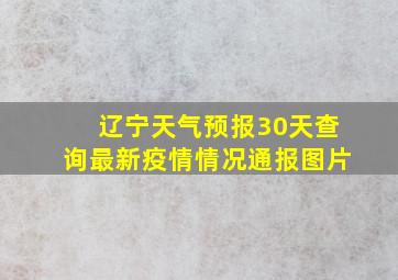 辽宁天气预报30天查询最新疫情情况通报图片