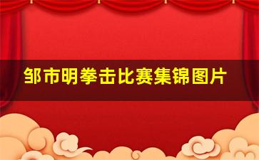 邹市明拳击比赛集锦图片