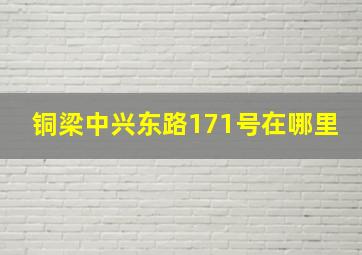 铜梁中兴东路171号在哪里