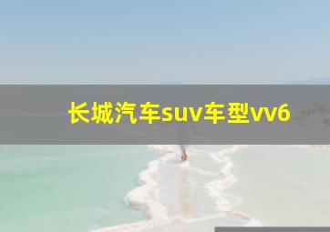 长城汽车suv车型vv6