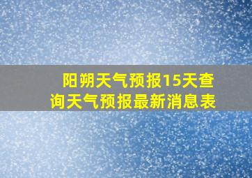 阳朔天气预报15天查询天气预报最新消息表