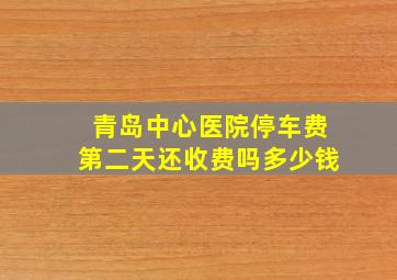 青岛中心医院停车费第二天还收费吗多少钱