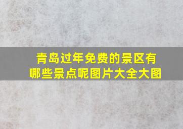 青岛过年免费的景区有哪些景点呢图片大全大图